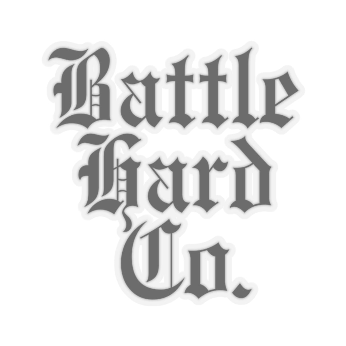 Battle Hard Co. Sticker