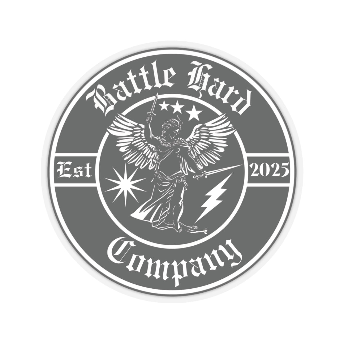 Saint Michael, Circle Logo, Sticker