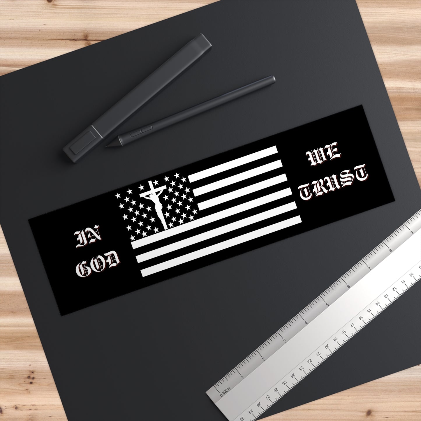 God and Country - Bumper Sticker