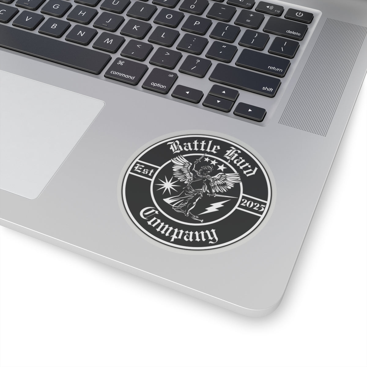 Saint Michael, Circle Logo, Sticker