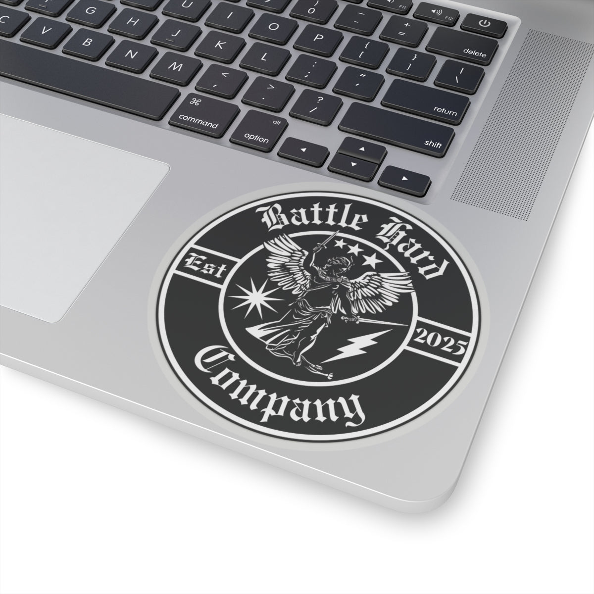 Saint Michael, Circle Logo, Sticker