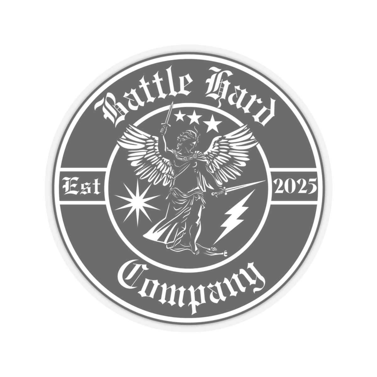 Saint Michael, Circle Logo, Sticker