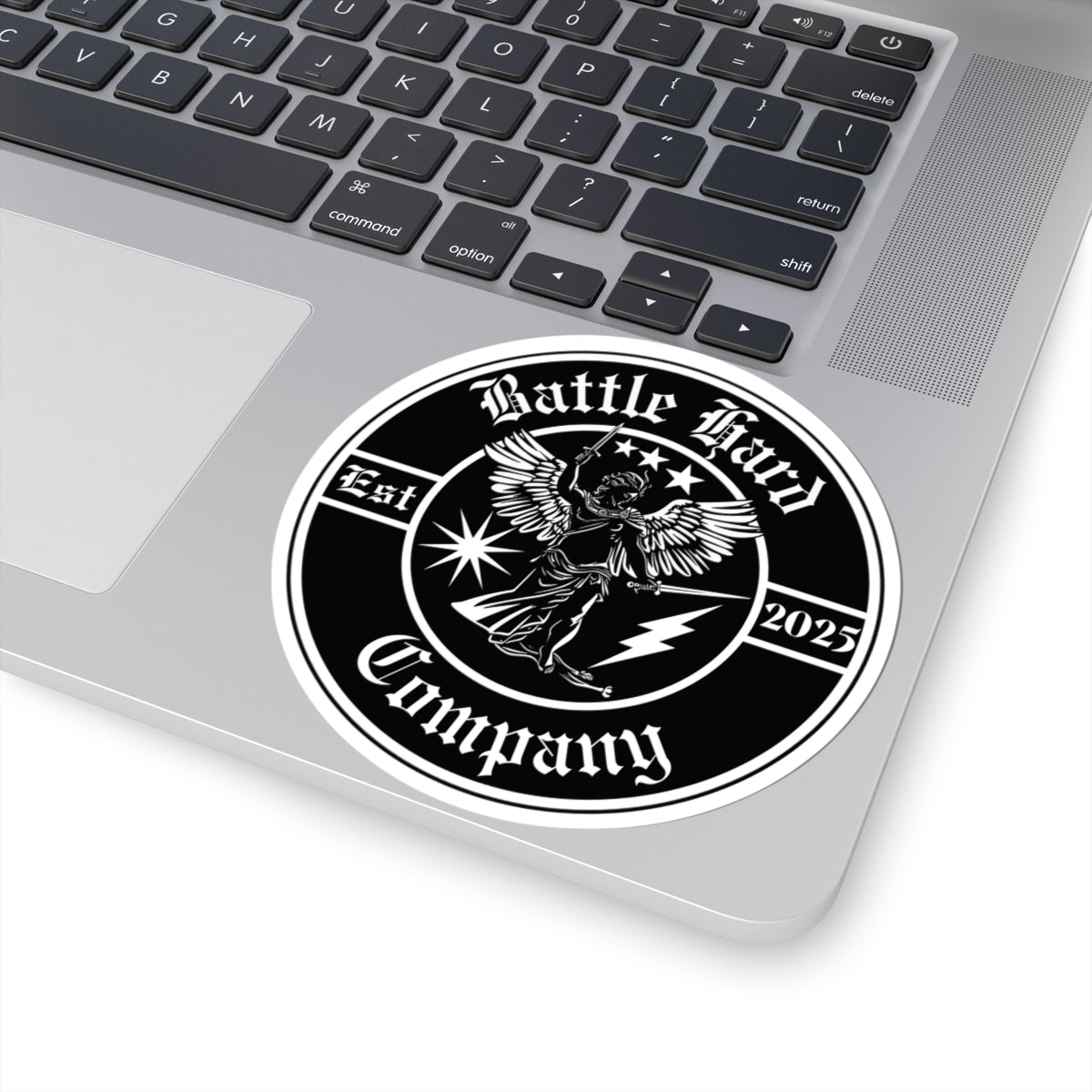 Saint Michael, Circle Logo, Sticker