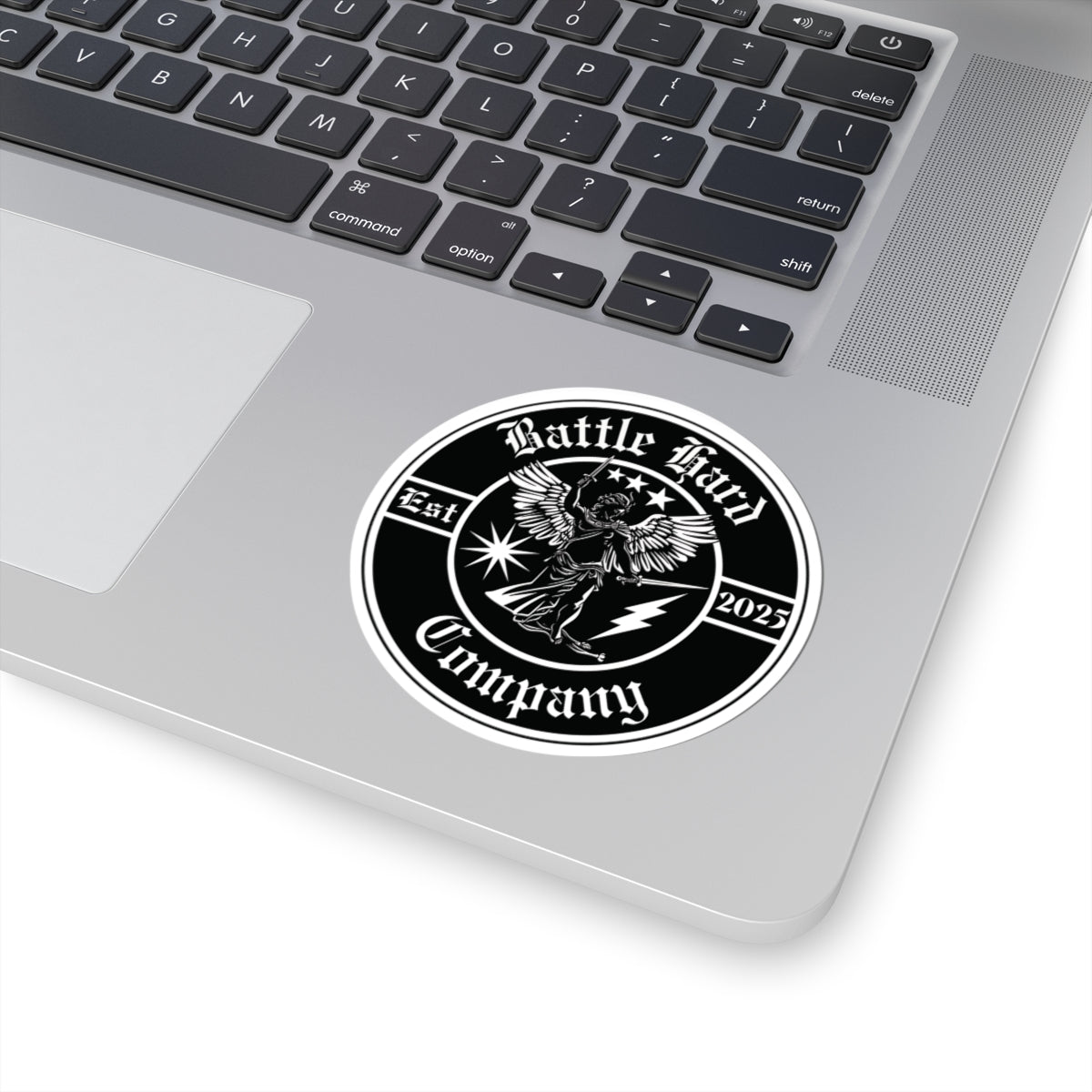 Saint Michael, Circle Logo, Sticker