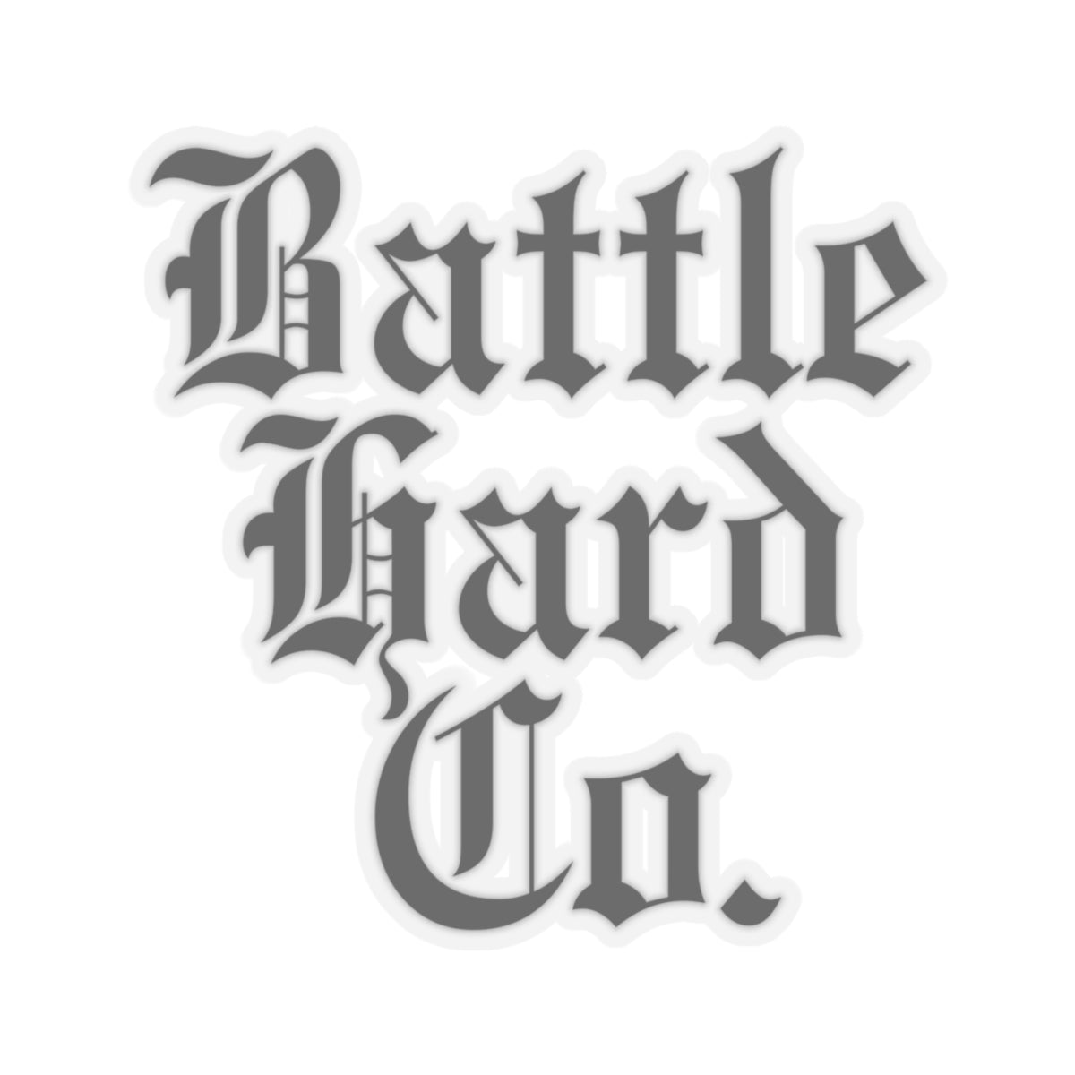 Battle Hard Co. Sticker