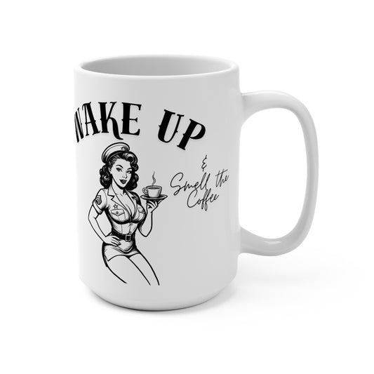 Black & White Vintage Pin up girl - Coffee Mug