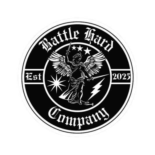 Saint Michael, Circle Logo, Sticker